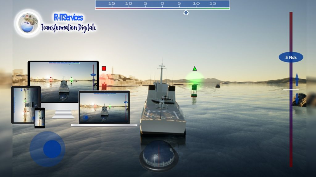Simulateur mobile de navigation à vue pour Android, iOS et VR
